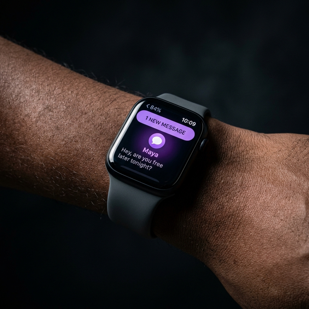 Apple Watch on wrist